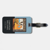 Nationaal park Arches, Utah | Jackrabbit Bagagelabel (Achterkant horizontaal)