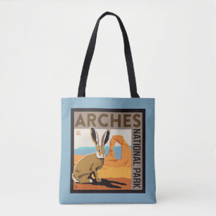 Nationaal park Arches, Utah   Jackrabbit Draagtas