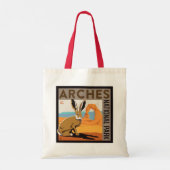 Nationaal park Arches, Utah | Jackrabbit Tote Bag (Achterkant)