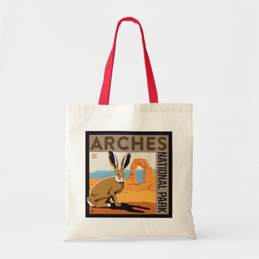 Nationaal park Arches, Utah | Jackrabbit Tote Bag (Voorkant)