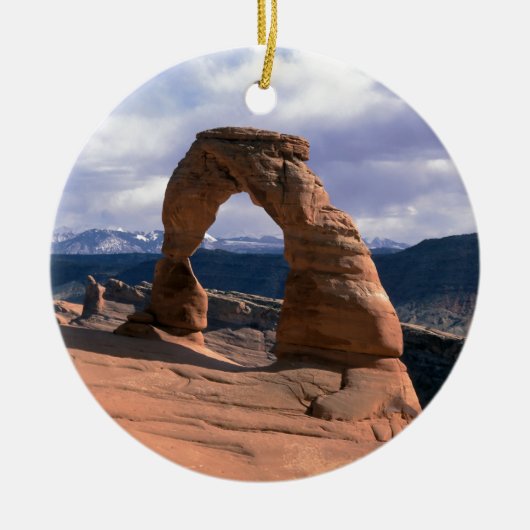 Nationaal park Arches, Utah Keramisch Ornament (Voorkant)