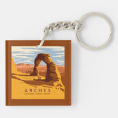 Nationaal park Arches Utah | Sleutelhanger (Achterkant)