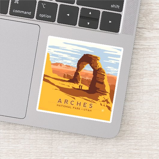 Nationaal park Arches Utah | Sticker (Detail)