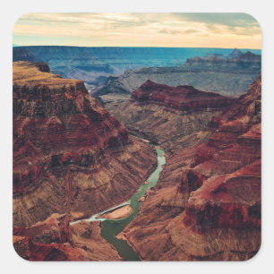 Nationaal Park Arizona, Colorado Vierkante Sticker