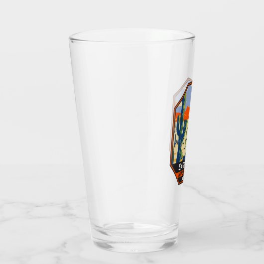 Nationaal Park Arizona Giant Cactus Glas (Rechts)