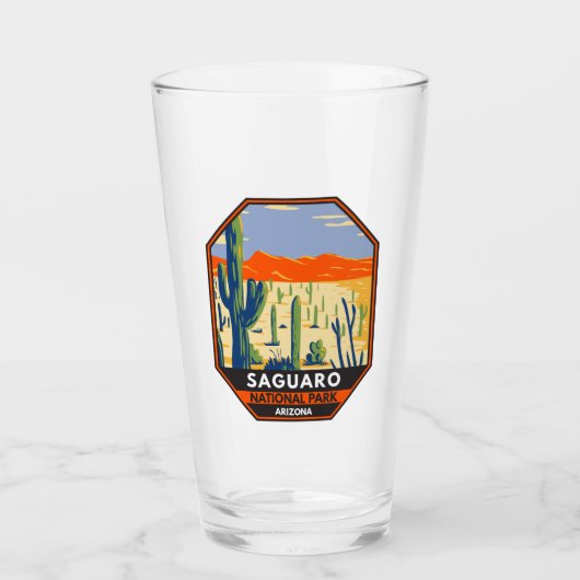 Nationaal Park Arizona Giant Cactus Glas (Voorkant)