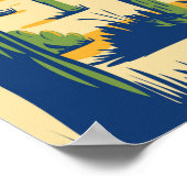 Nationaal Park Arizona Giant Cactus Poster (Hoek)