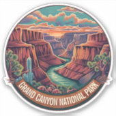 Nationaal Park Arizona Grand Canyon Sticker (Voorkant)