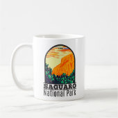 Nationaal Park Arizona Prickly Pear Cactus Koffiemok (Links)