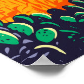 Nationaal Park Arizona Prickly Pear Cactus Poster (Hoek)