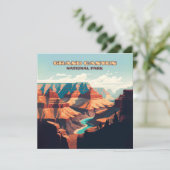 Nationaal park Arizona Retro (Staand voorkant)