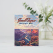 Nationaal park Arizona Retro Briefkaart (Staand voorkant)