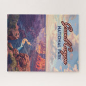 Nationaal park Arizona Retro Legpuzzel (Horizontaal)