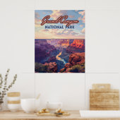 Nationaal park Arizona Retro Poster (Keuken)