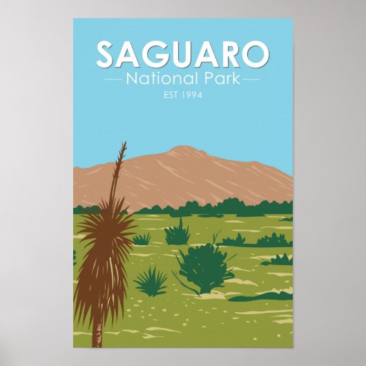 Nationaal Park Arizona Rincon Peak Poster (Voorkant)