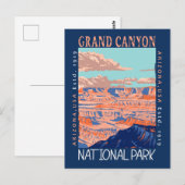 Nationaal park Arizona verhit Briefkaart (Voorkant / Achterkant)