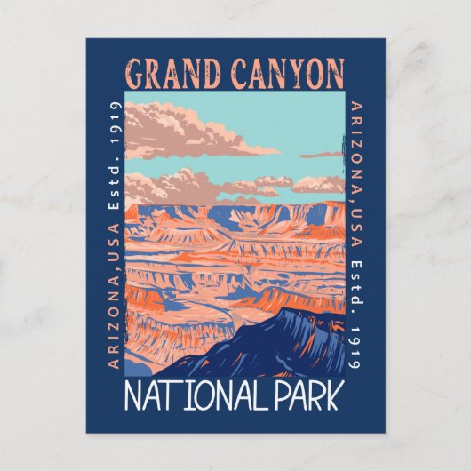 Nationaal park Arizona verhit Briefkaart (Voorkant)