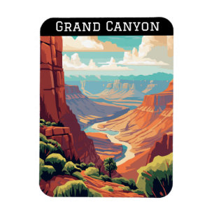 Nationaal park Arizona, Vintage Grand Canyon Magneet