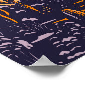 Nationaal Park Arizona Wasson Peak  Poster (Hoek)