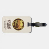 Nationaal Park Badlands Bagagelabel (Achterkant horizontaal)