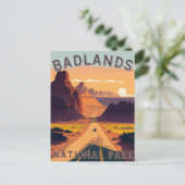 Nationaal Park Badlands Briefkaart (Staand voorkant)