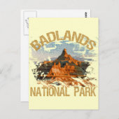 Nationaal Park Badlands Briefkaart (Voorkant / Achterkant)