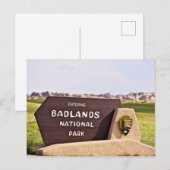 Nationaal Park Badlands Briefkaart (Voorkant / Achterkant)