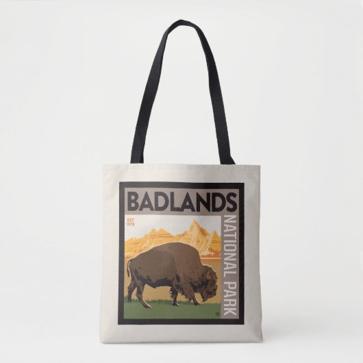 Nationaal park Badlands | Buffels Draagtas (Voorkant)