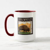 Nationaal park Badlands | Buffels Mok (Links)