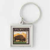Nationaal park Badlands | Buffels Sleutelhanger (Voorkant)