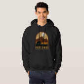  nationaal park Badlands Emblem Hoodie (Voorkant volledig)