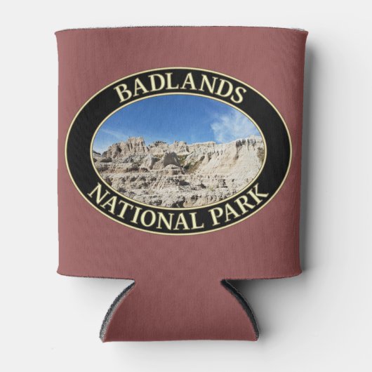 Nationaal park Badlands in Zuid-Dakota Koelbox Blikjeskoeler (Voorkant)