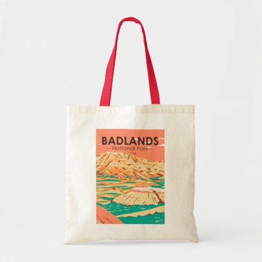 Nationaal Park Badlands landschap Tote Bag (Voorkant)