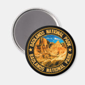 Nationaal Park Badlands Magneet (Voorkant / Achterkant)