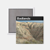 Nationaal Park Badlands Magneet (Voorkant / Achterkant)