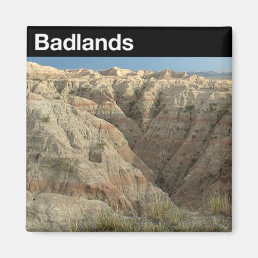 Nationaal Park Badlands Magneet (Voorkant)
