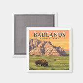 Nationaal Park Badlands Magneet (Voorkant / Achterkant)