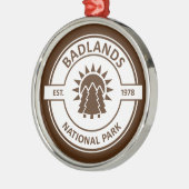 Nationaal Park Badlands Metalen Ornament (Links)