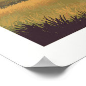 Nationaal Park  Badlands Poster (Hoek)