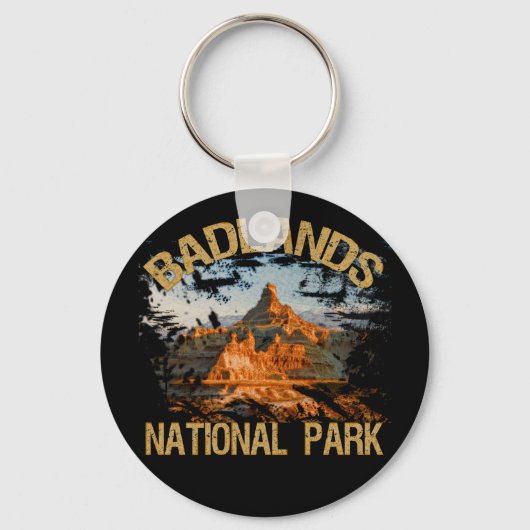 Nationaal Park Badlands Sleutelhanger (Voorkant)