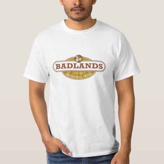 Nationaal Park Badlands T-shirt (Voorkant)