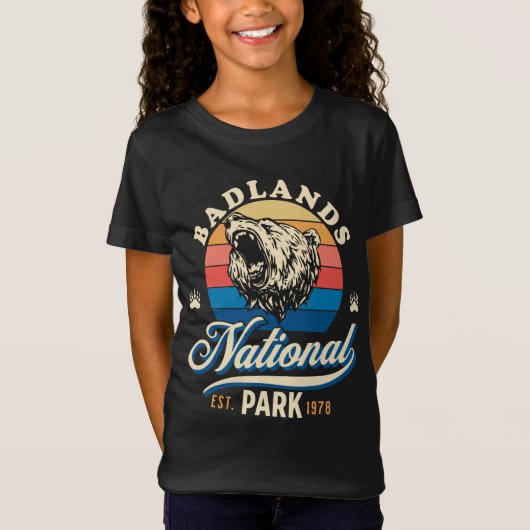 Nationaal Park Badlands T-shirt (Voorkant)
