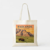 Nationaal Park Badlands Tote Bag (Achterkant)