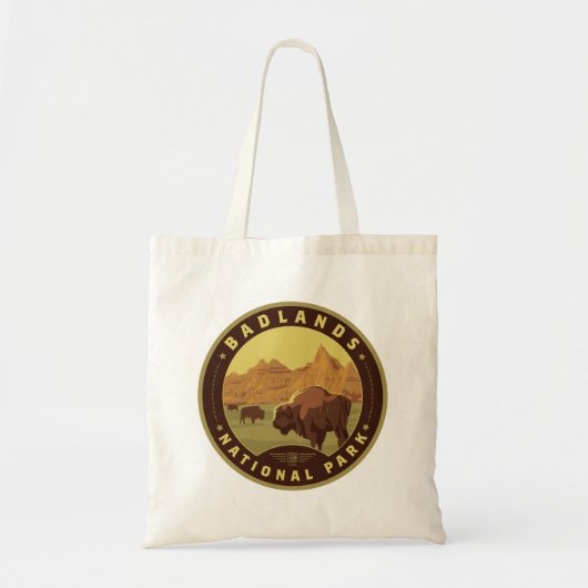 Nationaal Park Badlands Tote Bag (Voorkant)