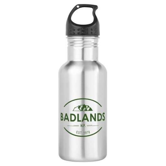 Nationaal Park Badlands Waterfles (Voorkant)