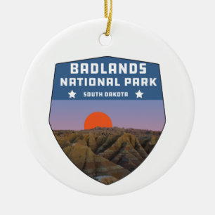 Nationaal park Badlands wildernis zuid dakota Keramisch Ornament