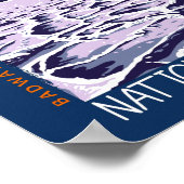 Nationaal park Badwater Basin Poster (Hoek)