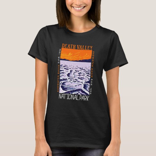 Nationaal park Badwater Basin T-shirt (Voorkant)