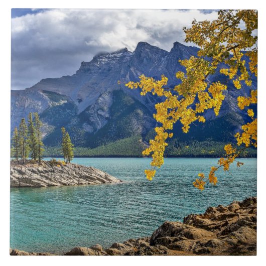 Nationaal park Banff, Alberta, Canada  Tegeltje (Voorkant)