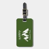 Nationaal Park Banff Bagagelabel (Voorkant verticaal)